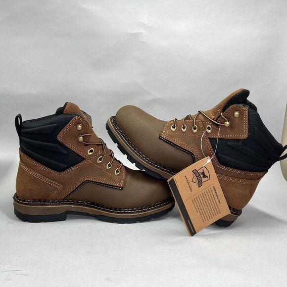 Irish Setter Ramsey 2.0 Boots Men’s 7.5 Waterproof 6” Leather Safety Toe Work - Picture 8 of 14